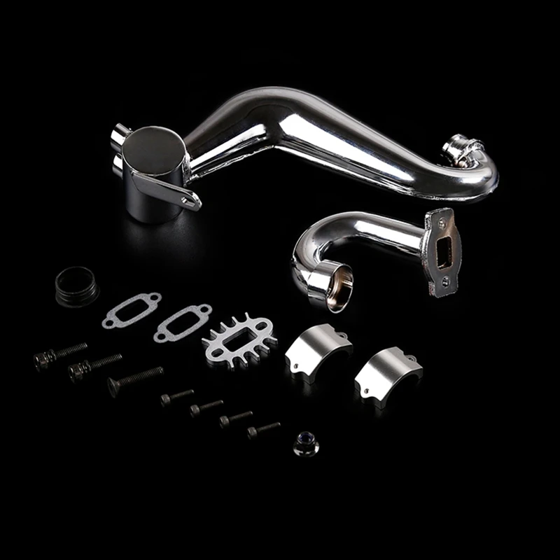 Радиоуправляемая Автомобильная выхлопная труба для 1/5 HPI Baja 5B Ss 5T 5Sc Rovan King Motor Rc