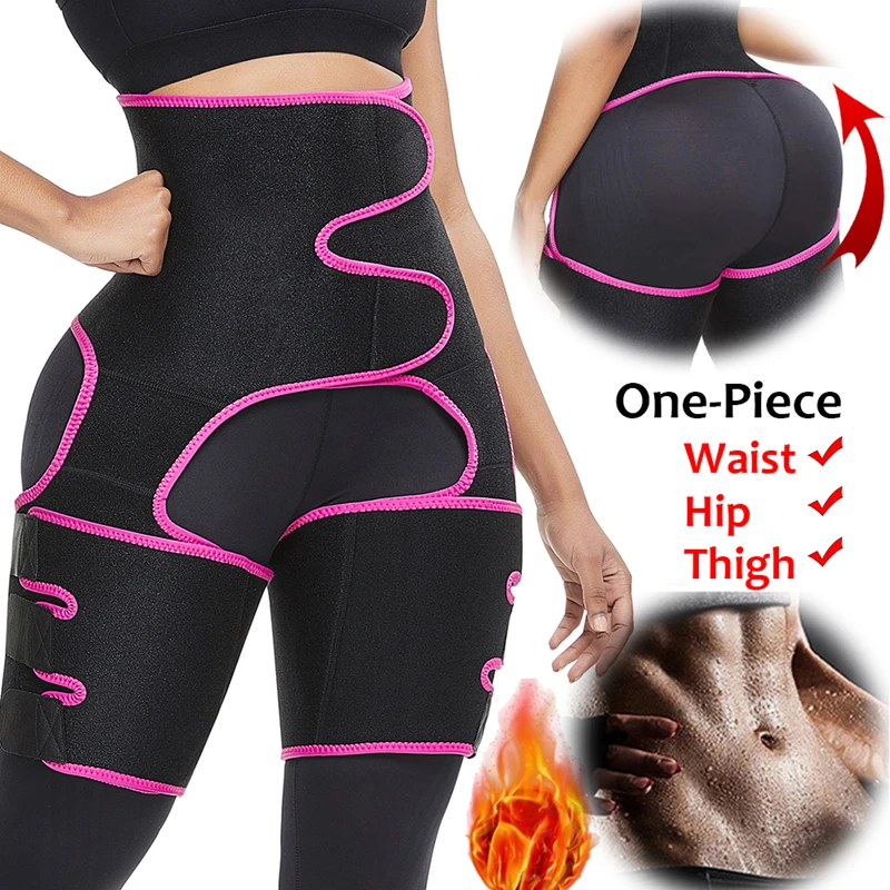 Thigh Trimmer Leg Shapers Slimming Belt Waist Trainer body shaper Sweat Shapewear Fat Burning girdles for women tummy shaper