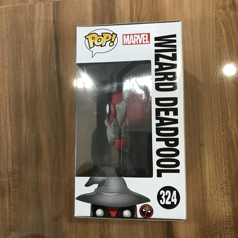 Эксклюзивный FUNKO POP Официальный Marvel: волшебник Дэдпул Виниловая фигурка Коллекционная модель игрушки с оригинальной коробкой
