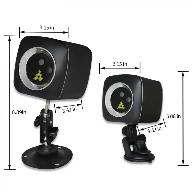 

WL-513A Mini RG 32 Patterns Red /Green LED Light Effect Handheld Projector Laser Lamp with Remote Control USB Charging For Stage