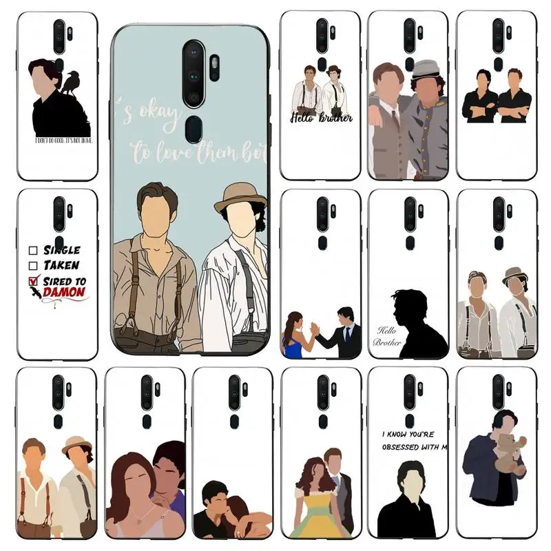 

MaiYaCa The Vampire Diaries Damon Phone Cases for Vivo Y91C Y11 17 19 17 67 81 Oppo A9 2020 Realme c3