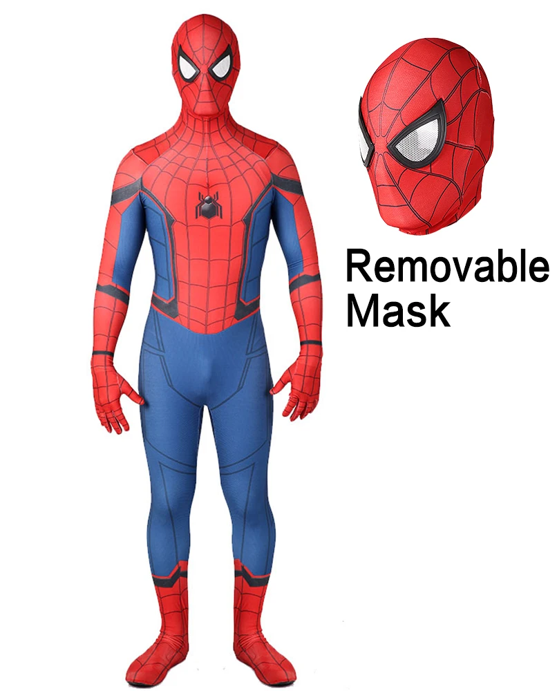 

Adult/Kids Homecoming V1/V2/V8 Costume 3D Printed Cosplay Homecoming Spandex Lycra zenzai Suit Halloween Costume Bodysuit Adult