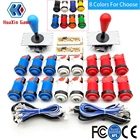 Набор для самостоятельной сборки Arcade, джойстик SANWA HAPP COIN 2 Player, Кнопочный микропереключатель, кодер нулевой задержки для ПК Raspberry pi