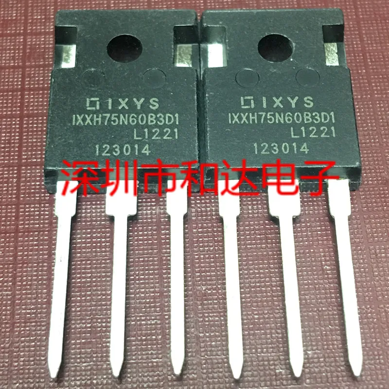 

5pcs IXXH75N60B3D1 TO-247 600V 160A