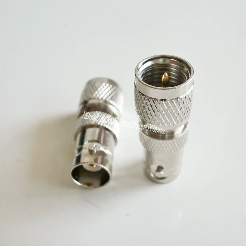 1 шт. коннектор Mini UHF MINIUHF штекер к BNC гнездо прямой RF коаксиальный адаптер