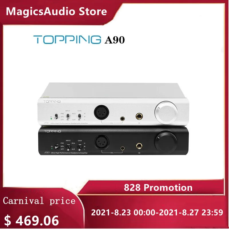 Усилитель проигрывателя TOPPING A90 полностью сбалансированные наушники XLR