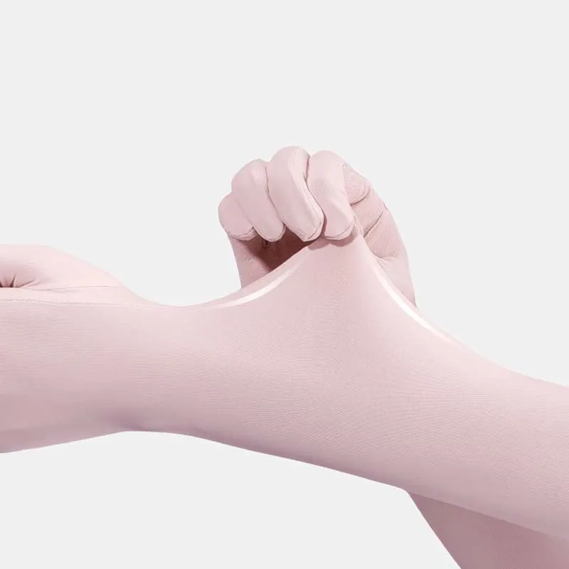 

Sunscreen Ice Silk Longsleeve Gloves UV Protection Hand Protect Cover Arm Outdoor Riding Anti Slip Unisex Sunshade Sleeve