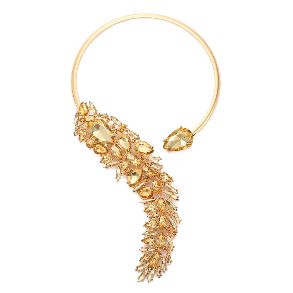 Женское Ожерелье-чокер с кристаллами подходящее ко Дню Святого Валентина модное