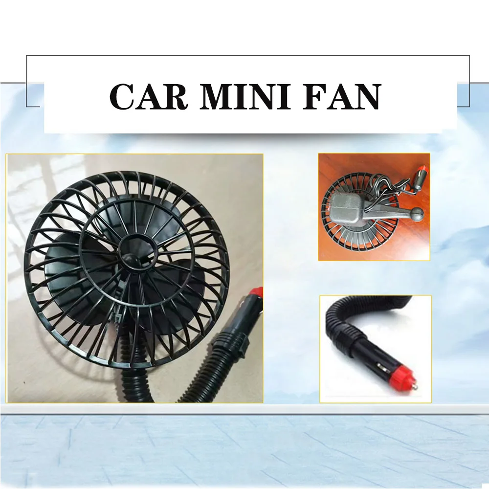 Автомобильный мини-вентилятор 12 В прикуриватель фургон грузовик лодка