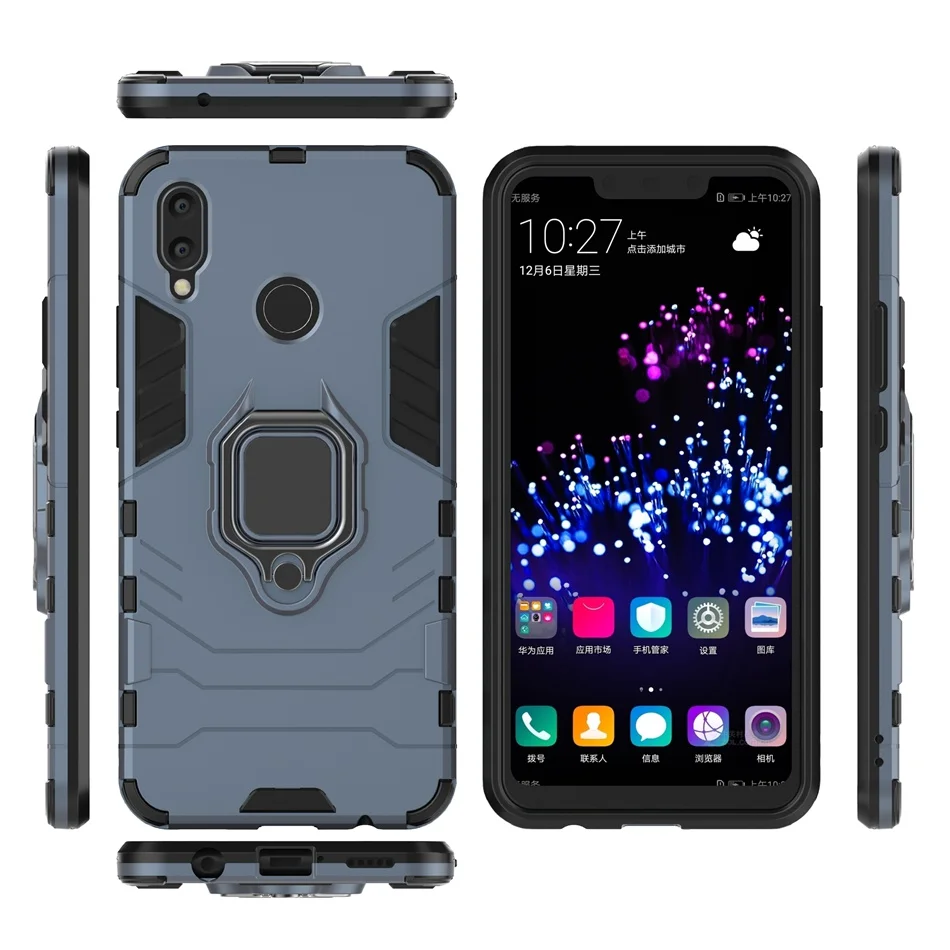 Защитный чехол для Huawei Nova 5i 5 Pro 3i гибридный с подставкой 4 Nova3 ударопрочный