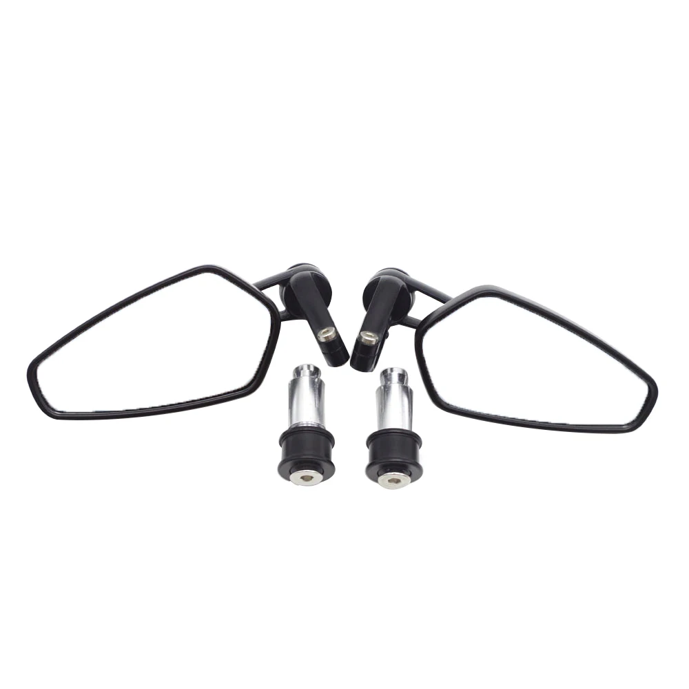 Универсальное мотоциклетное зеркало заднего вида 22 мм Cafe Racer для Kawasaki Z650 Ducati Monster