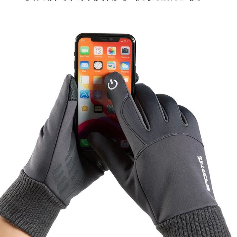 Snow Winter Gloves Bike Gloves Outdoor Motorcycle Touchscreen Windproof Antislip