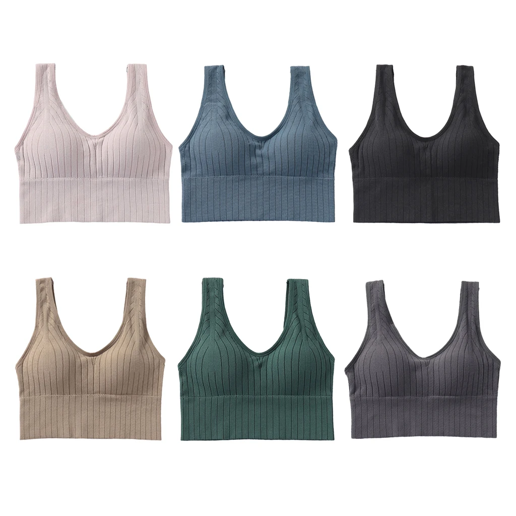 Женские бюстгальтеры дышащий бесшовный спортивный бюстгальтер противоударный с