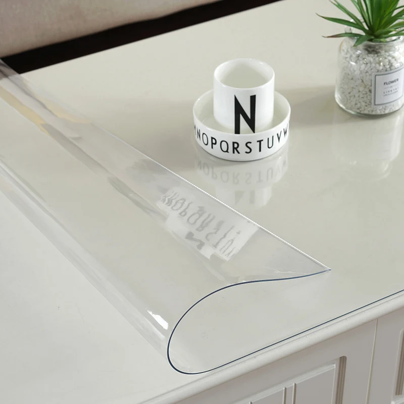 Скатерть из мягкого стекла и ПВХ водонепроницаемая толщиной 1 мм/2021 мм/2 мм/3 мм