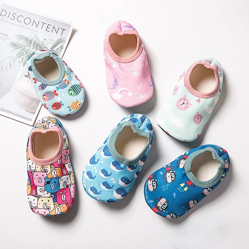 Зимние плюшевые теплые нескользящие носки YEAMOLLY для пола в помещении лодочки