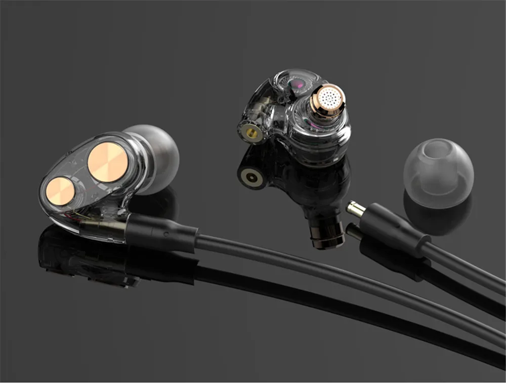 N35 кольцо железные наушники в ухо кабель управления шумоподавление Hifi сабвуфер гарнитура Мобильный телефон универсальный для Xiaomi huawei