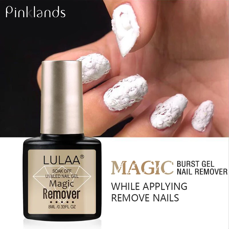 УФ гель для ногтей Burst Magic Nail Remover Жидкость удаления липкого слоя Замачивание Гель