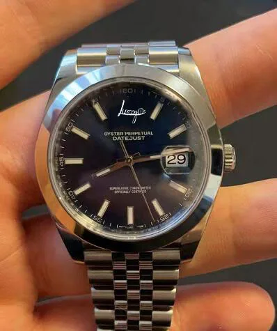 

Old customer payment link Calibre 3235 904 stainless steel sapphire glass blue dial+ original box