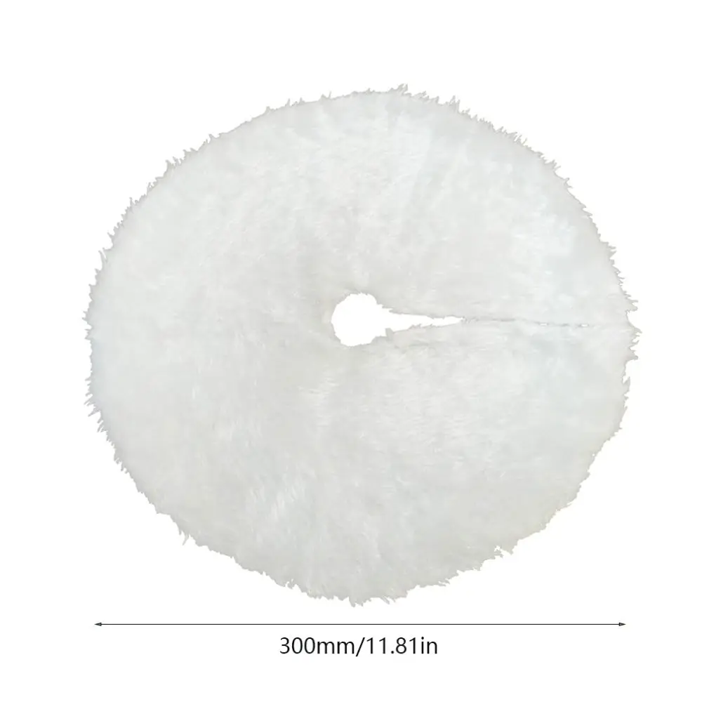 Белая основа для юбки рождественской елки 78/120 см Рождественский напольный