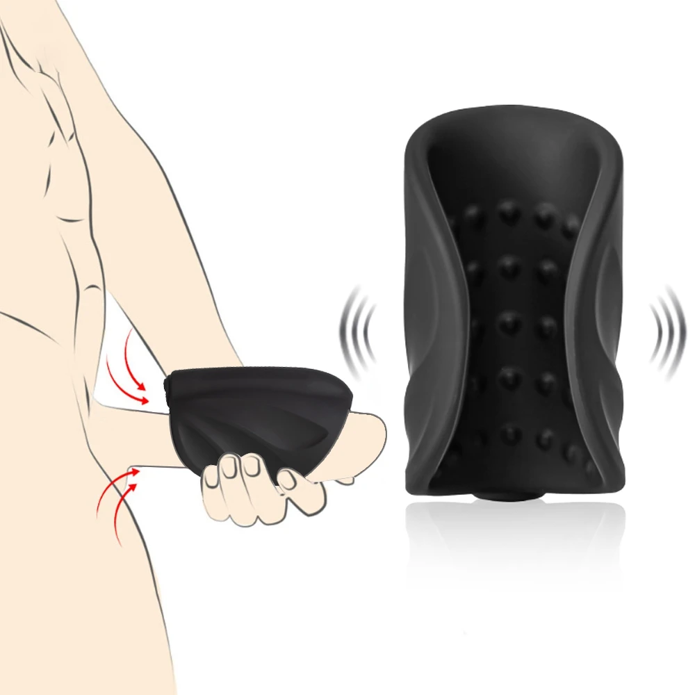 

Портативный тренировочный массажер для мужчин, уменьшает удовольствие, чувствительность головы, упражнения мышц, увеличивает время сексуа...