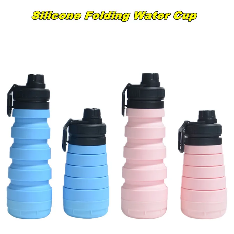 Новая силиконовая складная чашка телескопическая для воды чайная кофейная