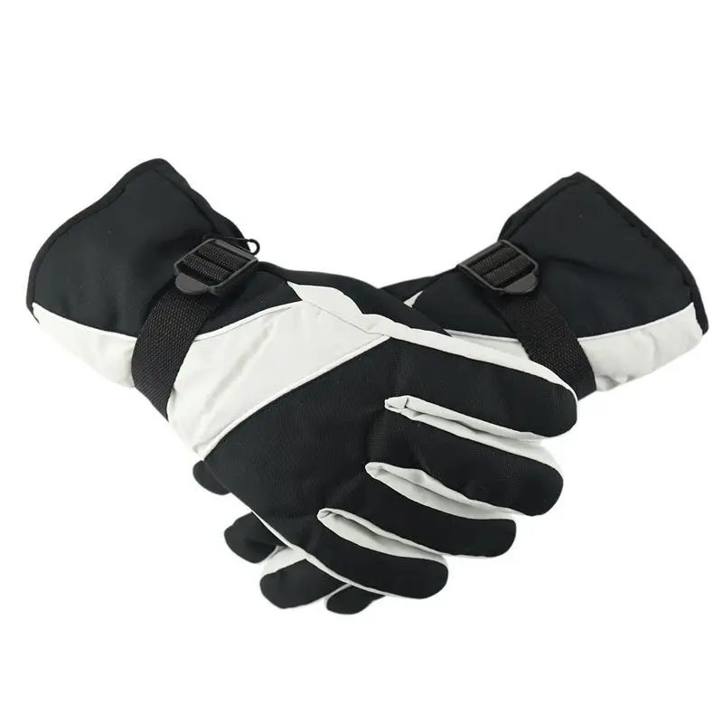 

Men Ski Gloves Thermal Waterproof For Winter Outdoor Sports Snowboard (Grey)-ABLD