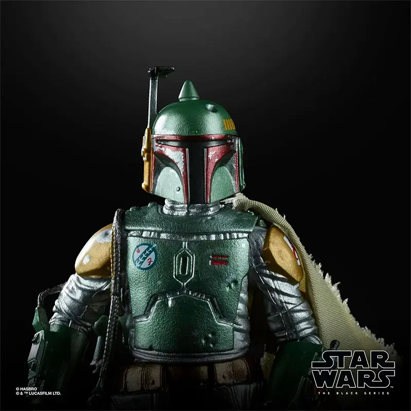 

Hasbro Star Wars Series 16cm Bounty Hunter Boba Fett Movable Carbonized Metal Color Model Figure Collection Gift