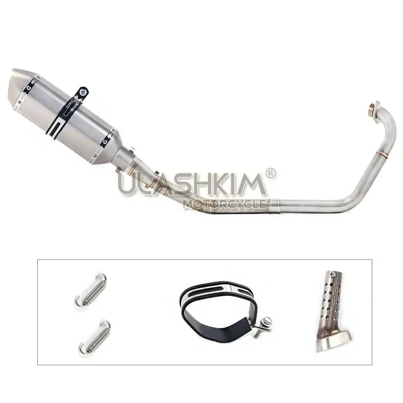 Мотоцикл Полная выхлопная система Escape Модифицированная средняя звеньевая труба