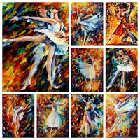 5ddiy diamond painting ballet ballerina full square round drill embroidery cross stitch dancing girl mosaic pictures home decor