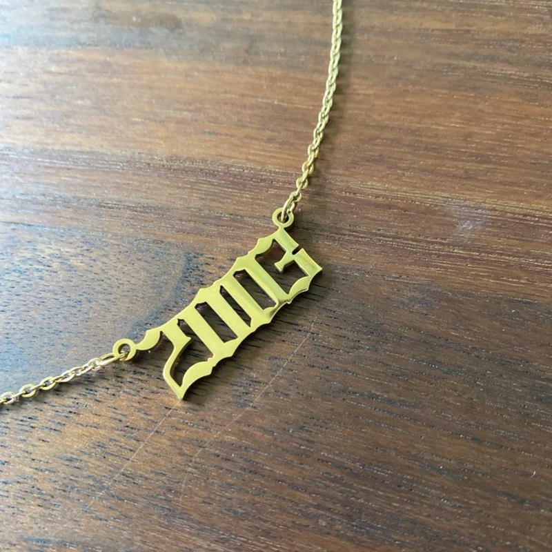 Ожерелья с подвесками в готическом стиле из нержавеющей стали 1985 2020|Ожерелья