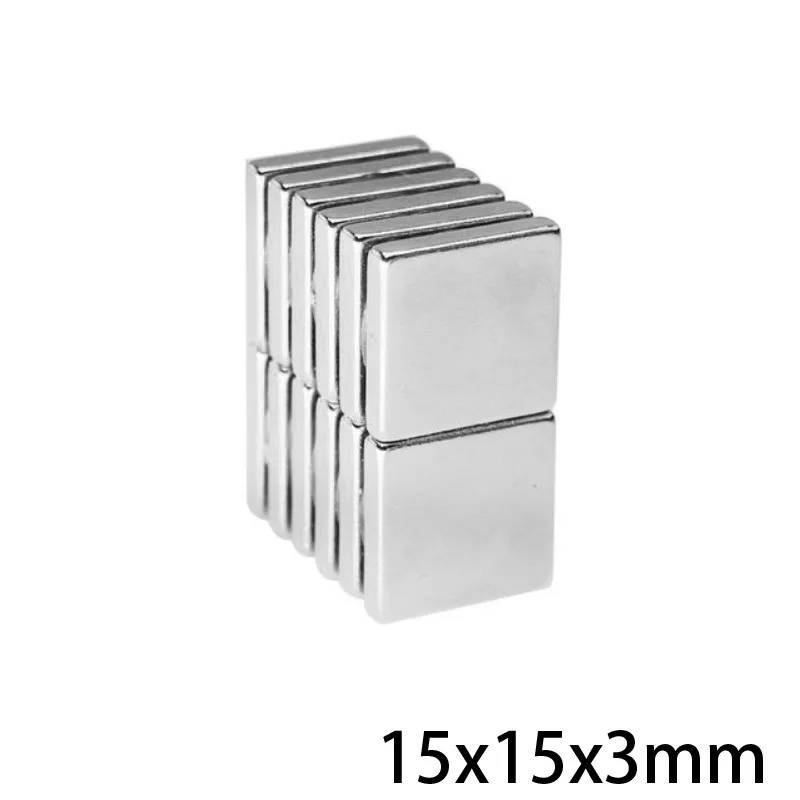 

5/10/20/50 шт., Магниты редкоземельные, 15x15x3, 15x15x3 мм