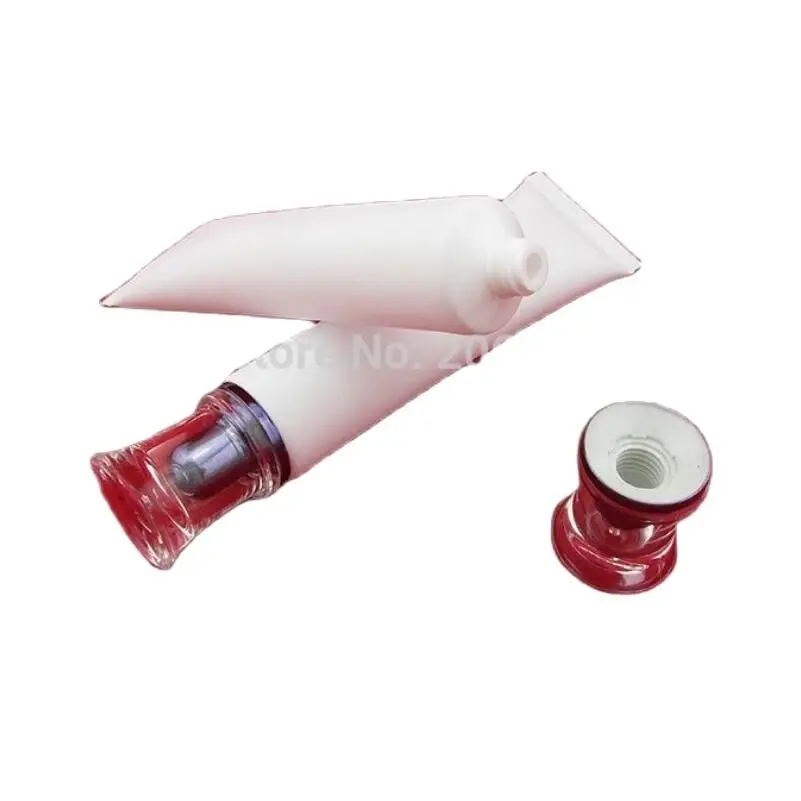 30ml white soft tube or mildy wash tube or butter or handcream tube with acrylic purple lid