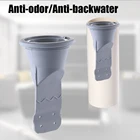 Утечка из силикона, с защитой от запаха, 1 шт., сливная труба для ванной, кухни, ванной комнаты, Канализационное уплотнение, домашнее улучшение