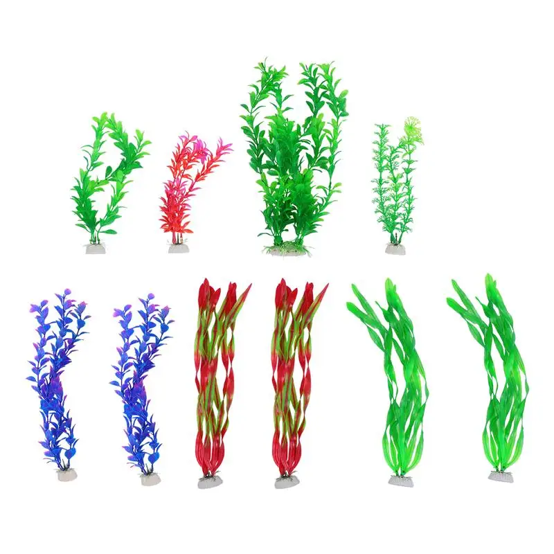 10 шт. имитация акватические украшения для растений аквариум завод Декор|Декор