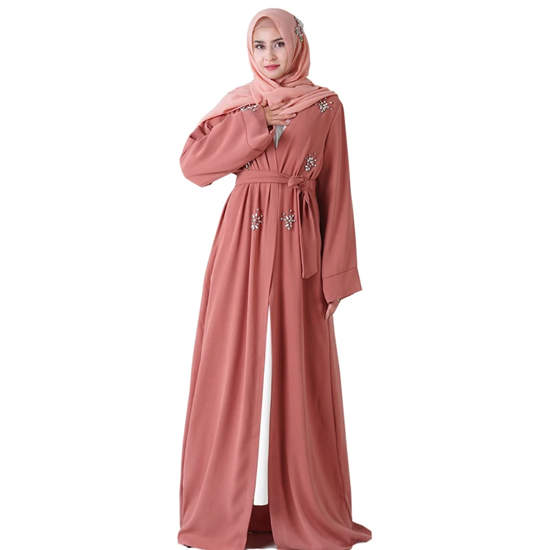 Abaya Kimono Muslim Hijab Dress Women Abayas Caftan Marocain Kaftan Robe Femme Dubai Tesettur Elbise Turkish Islamic Clothing