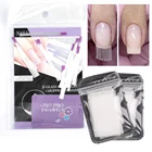 Типсы для наращивания ногтей из стекловолокна и акрила, 10 шт., инструменты для салона, инструменты для французского маникюра и УФ-геля