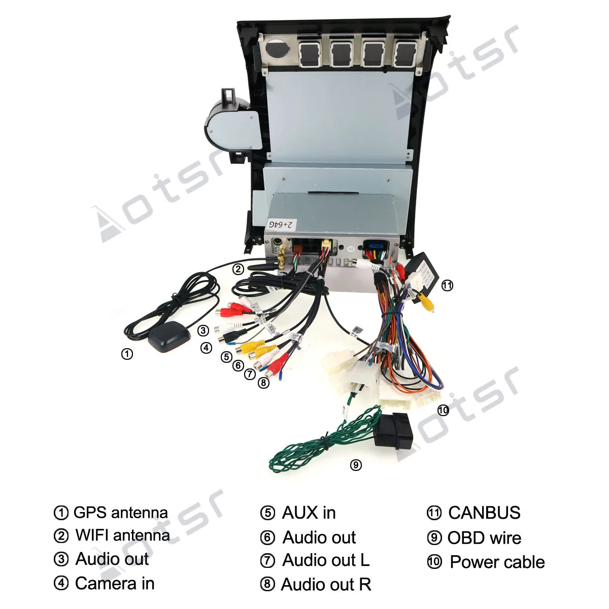 Автомобильный мультимедийный плеер стерео GPS DVD радио навигация Android 9 0 экран