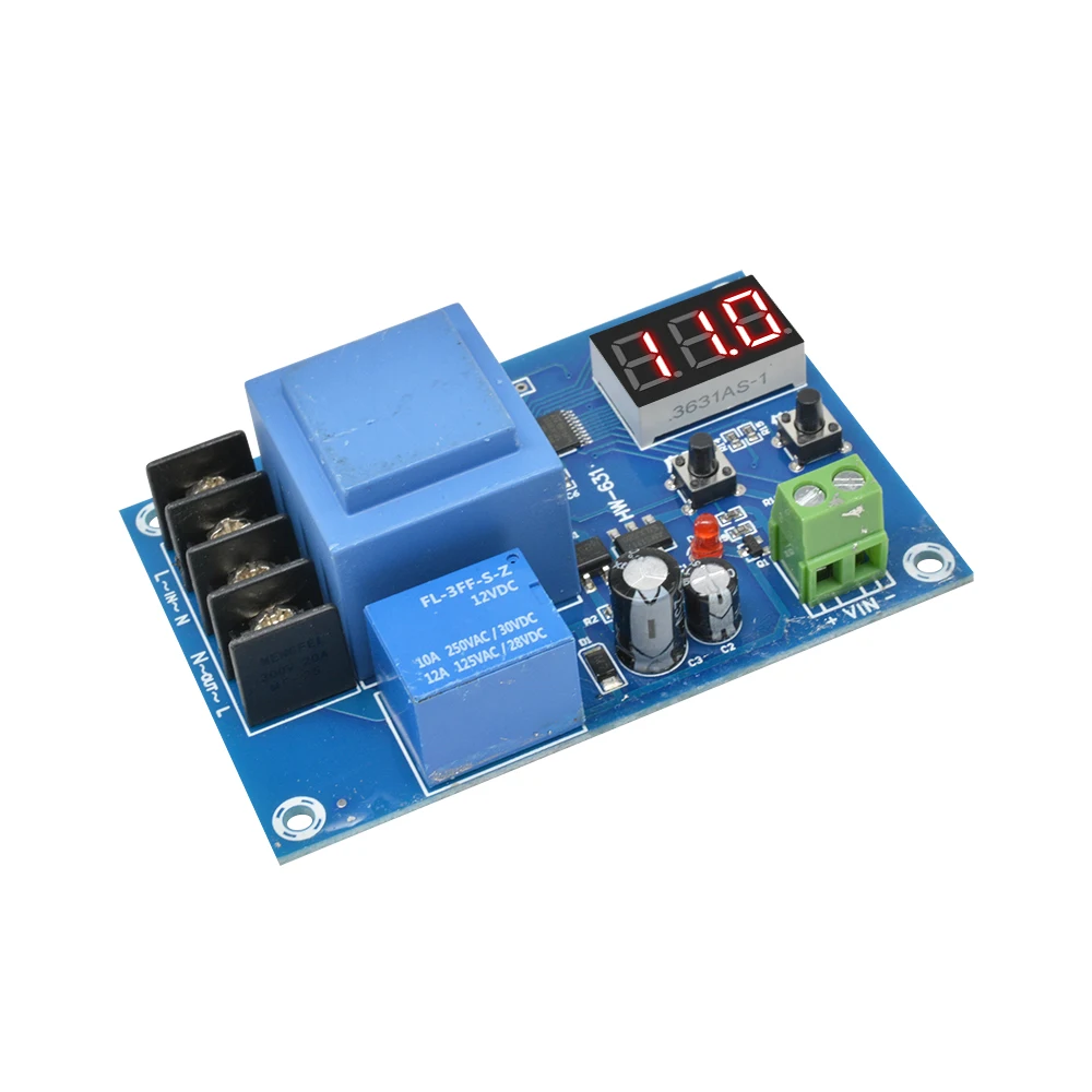 Цифровой светодиодный модуль с ЧПУ для контроля заряда литиевых батарей питания