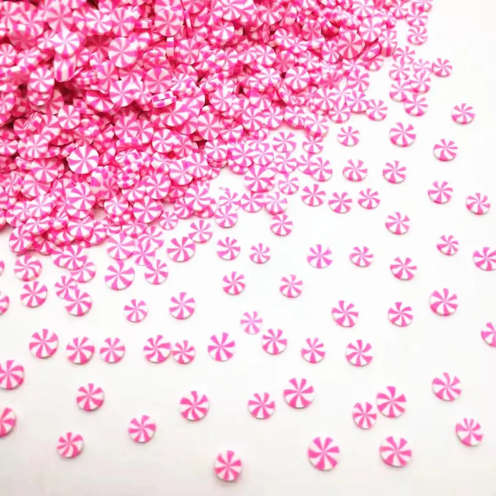 20 г/лот розово-красный леденец полимерная глина красочная для поделок сделай сам