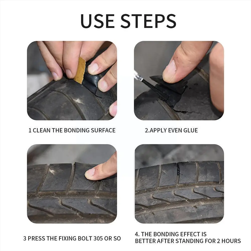 Автомобильный клей для ремонта шин клей-герметик супер-герметик уплотнение