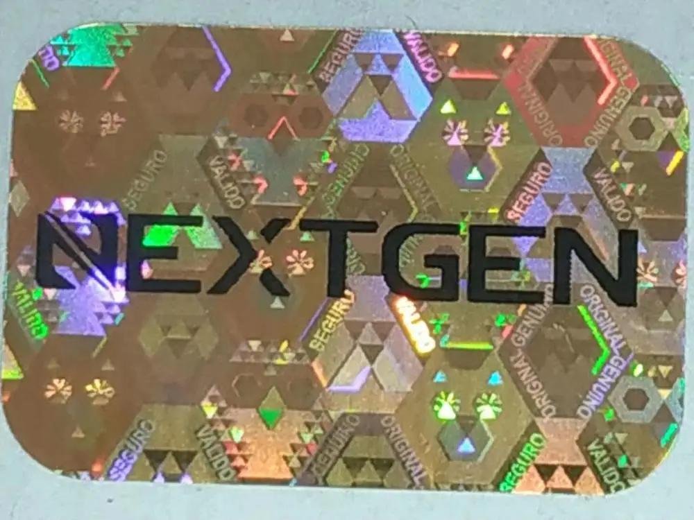 Cena Generic Silver Rainbow Folia Holograficzna 3d Naklejka Z Hologramem Może Samodzielnie Dostosowywać Teksty, Kod Kreskowy I Kod QR