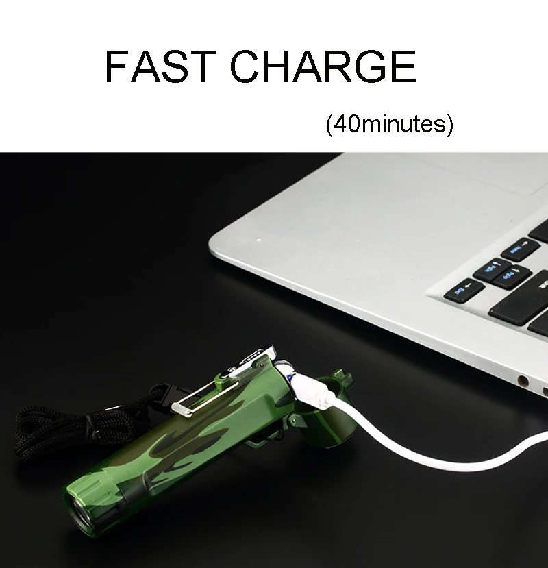 Многофункциональная зажигалка с USB-зарядкой уличная ветрозащитная