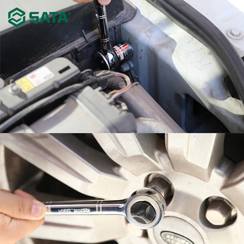 SATA 13 шт. 1/4 &quotDr. Socket Kit Набор трещотка торцовые ключи инструментов Ремонт