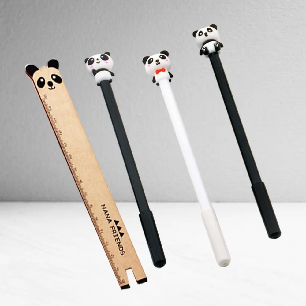 

Cartoon Panda Pen Animal Water Pen Custom Panda Stationery Set Learning Supplies Sets Table Ornaments Decoration