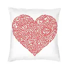 Роскошная наволочка Mr каракули с изображением поп-сердца, домашний декор, художественная наволочка для дивана с изображением свободной руки