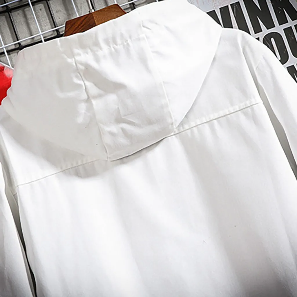 SAGACE/Популярная крутая мужская Тонкая куртка с капюшоном и принтом в виде букв для