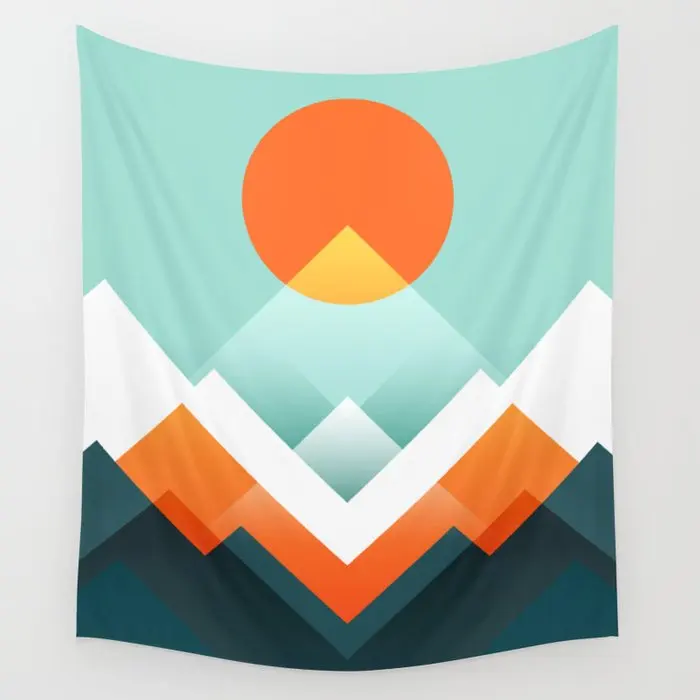 

Everest Tapestry Dorm Room Decor Wall Hanging Aesthetic Room Large Tapestry Psychedelic Wall Decoration
