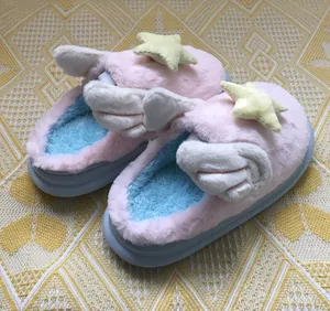 Обувь для косплея Sakura Kinomoto Sakura, розовые милые пушистые Тапочки