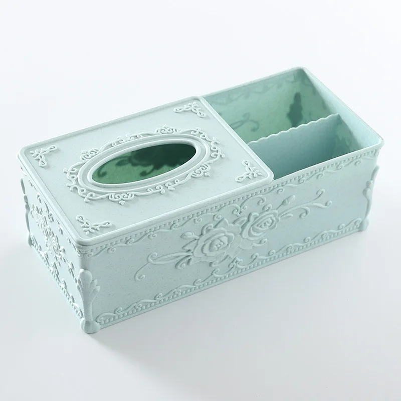 

123 Napkin Holder Household Living Room Dining Room Creative Lovely Simple Multi Function Remote Control Storage Tissue Box