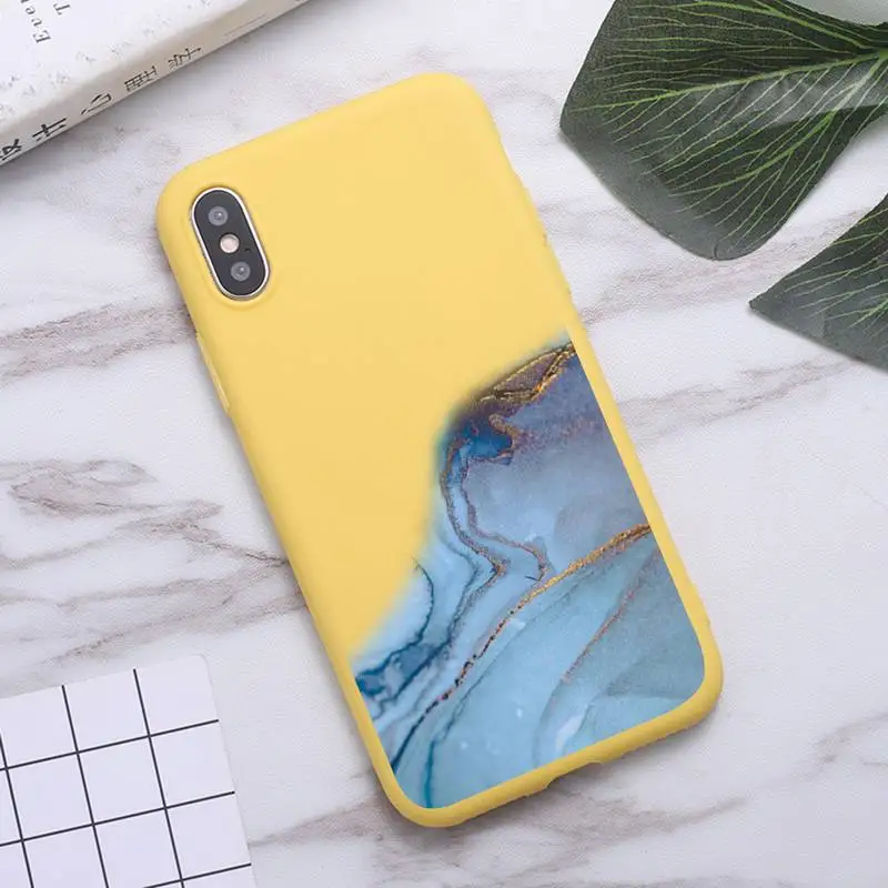 

art design fashion Retro Colorful Marble Phone Case Candy Color for iPhone 6 7 8 11 12 s mini pro X XS XR MAX Plus